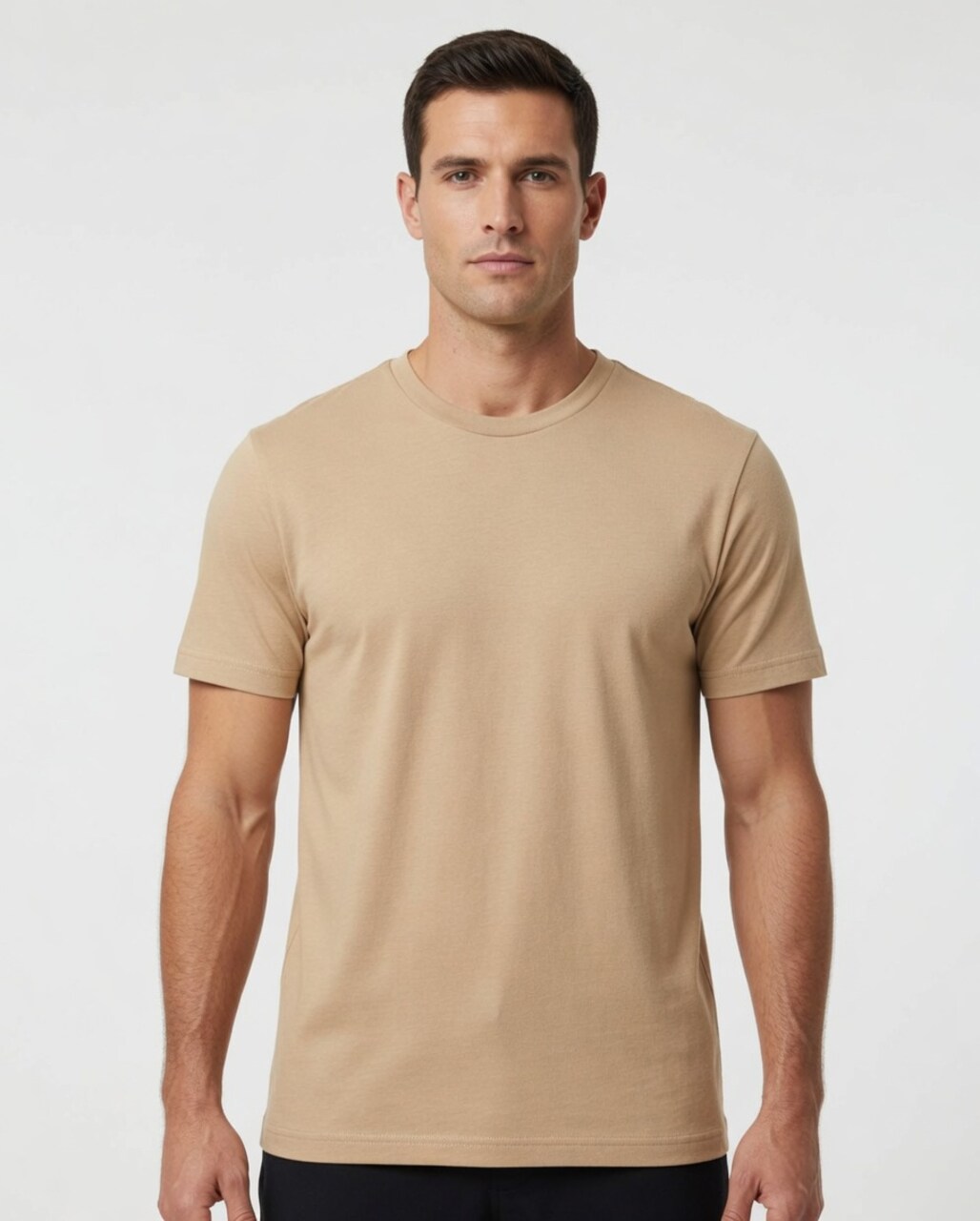 BELLA + CANVAS Premium CVC Short Sleeve Crewneck Jersey T-Shirt for Custom Printing & Layering Styles Tee